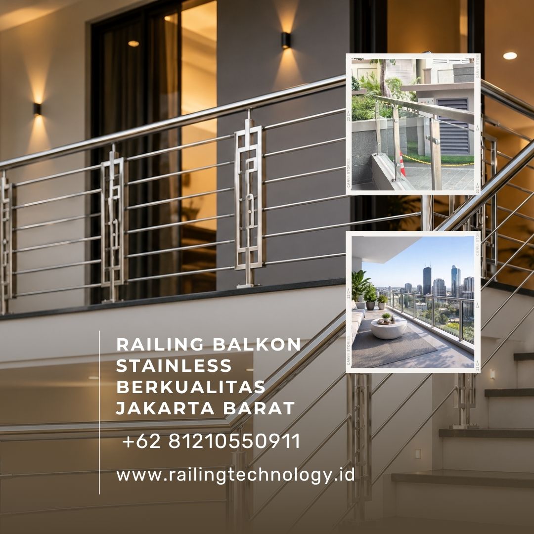 Railing Balkon Stainless Berkualitas Jakarta Barat