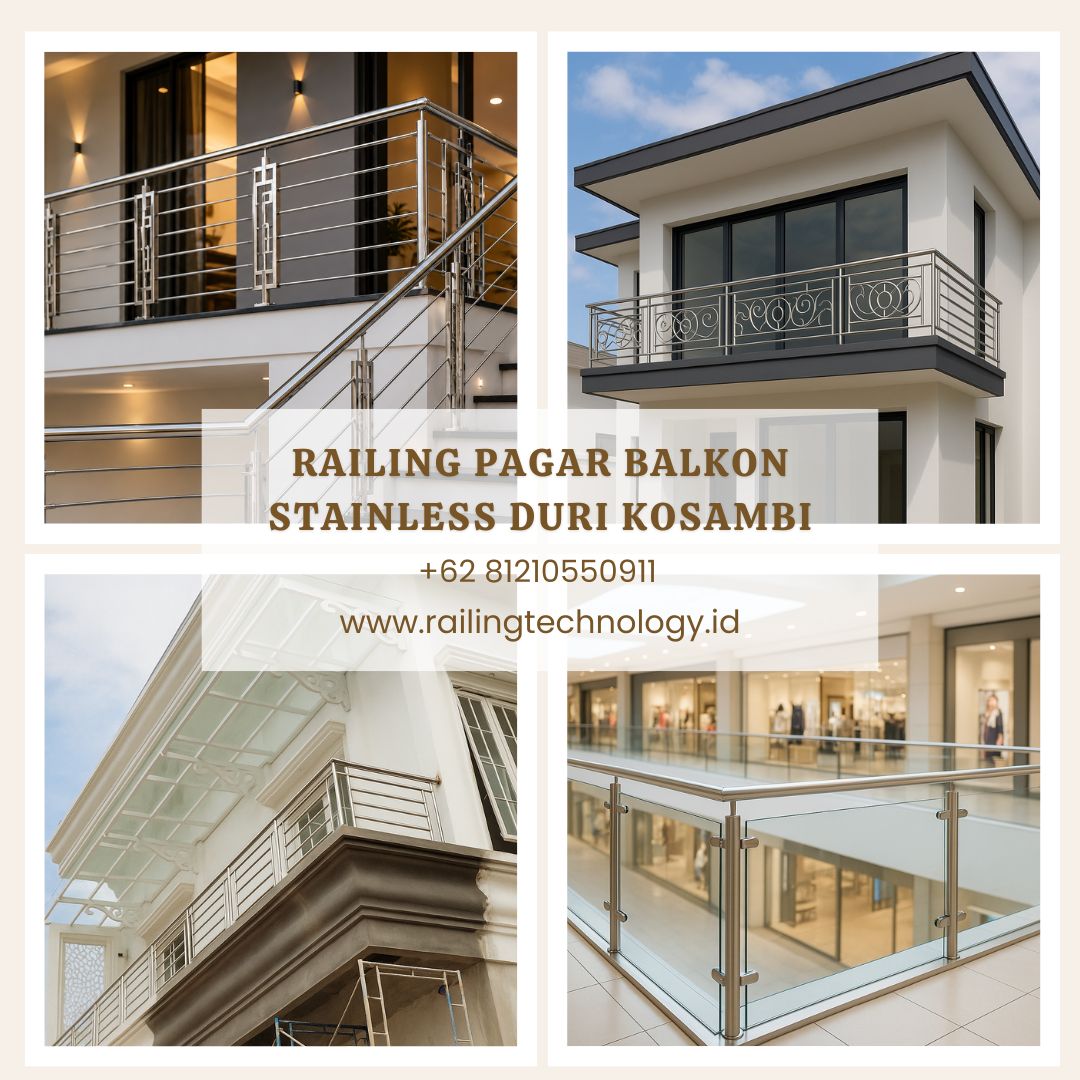 Railing Pagar Balkon Stainless Duri Kosambi
