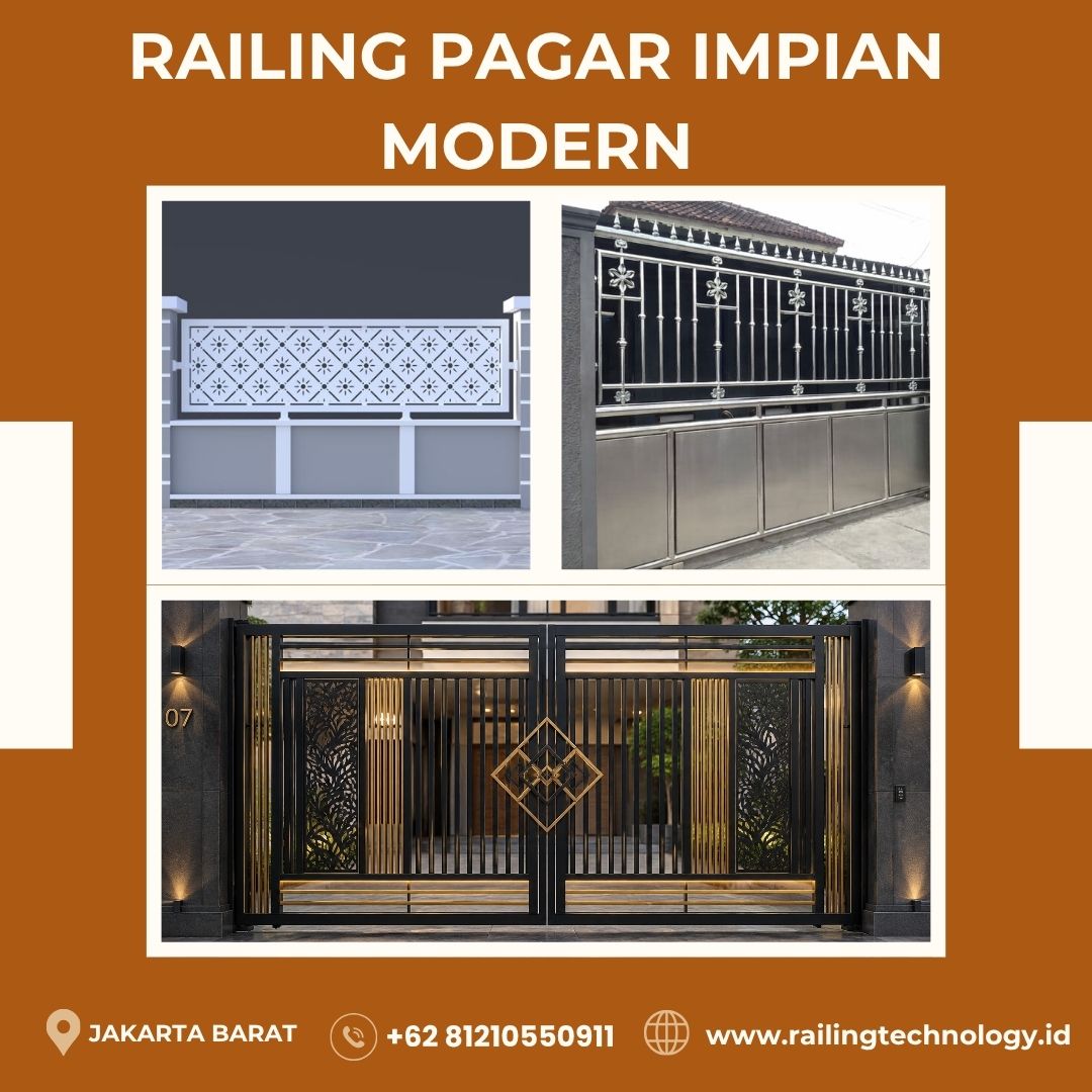 Railing Pagar Impian Modern Kedoya JakBar