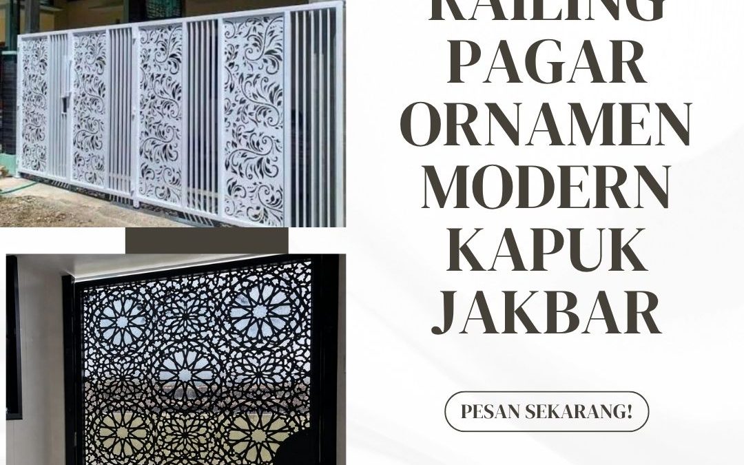 Railing Pagar Ornamen Modern Kapuk JakBar