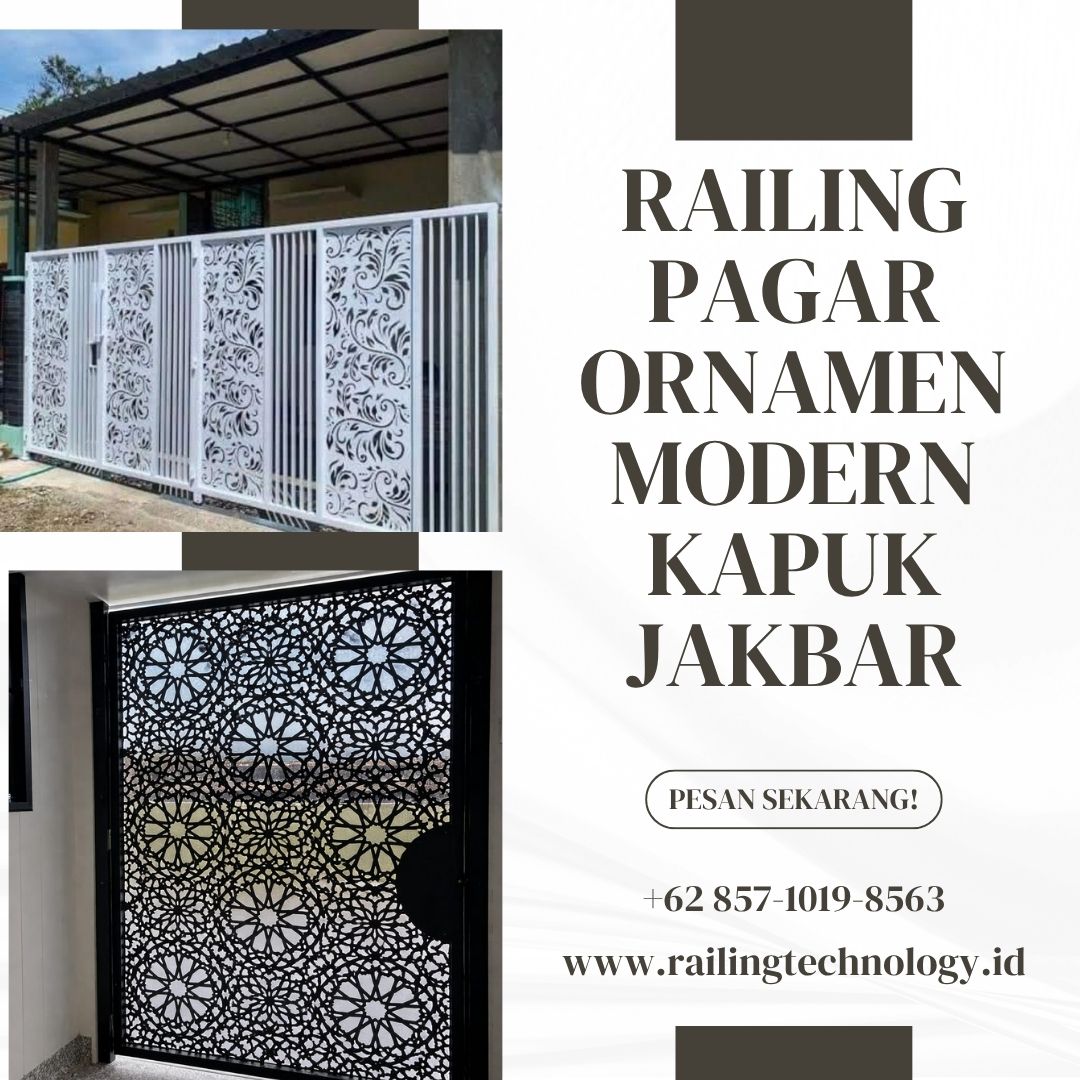 Railing Pagar Ornamen Modern Kapuk JakBar