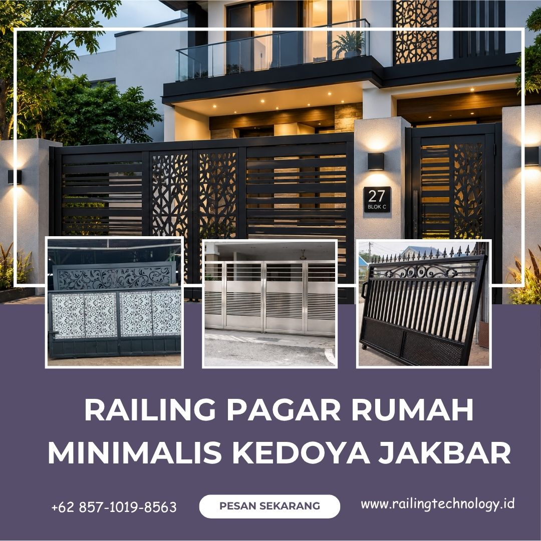 Railing Pagar Rumah Minimalis Kedoya JakBar