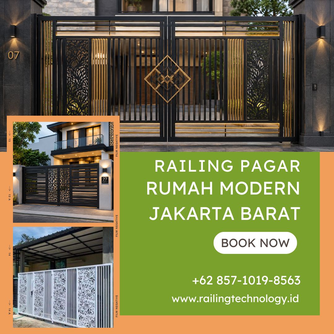 Railing Pagar Rumah Modern Jakarta Barat