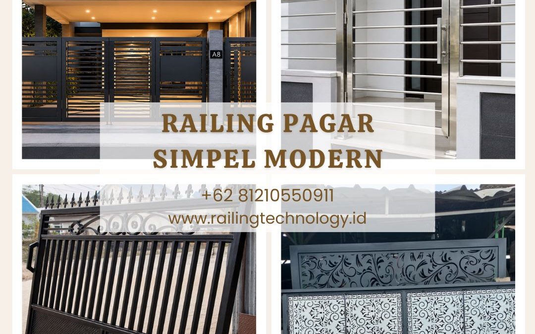 Railing Pagar Simpel Modern Glodok JakBar