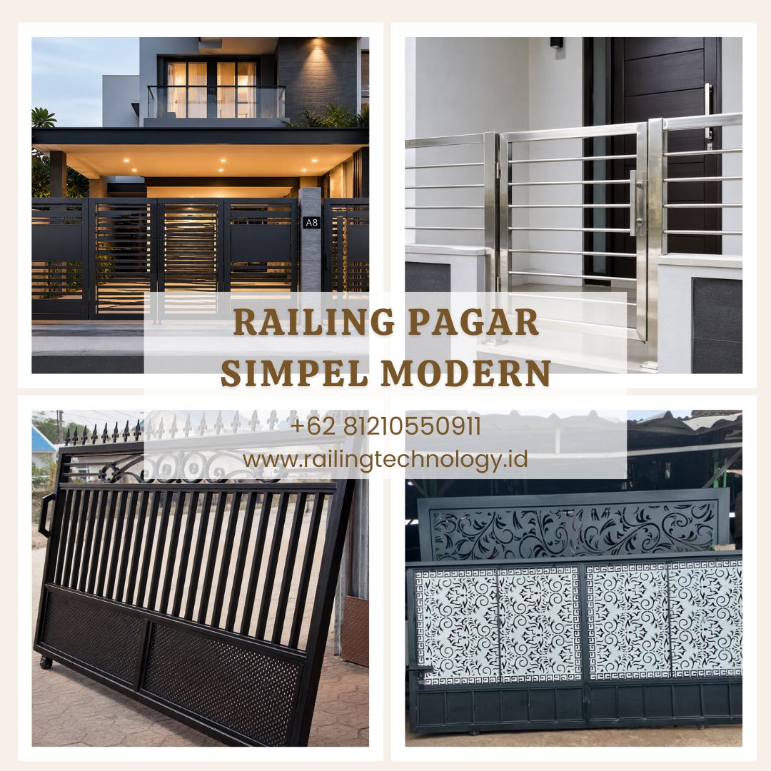 Railing Pagar Simpel Modern Glodok JakBar