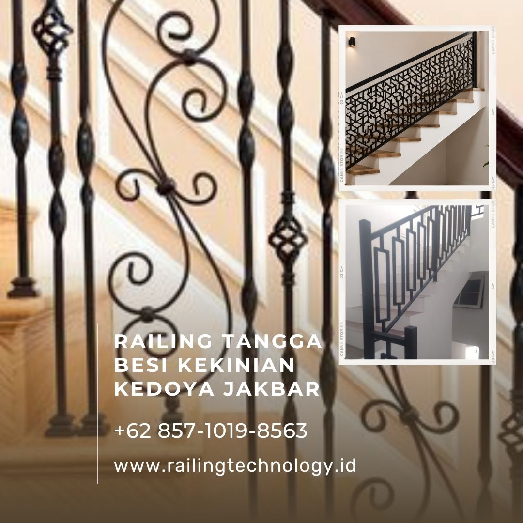 Railing Tangga Besi Kekinian Kedoya JakBar