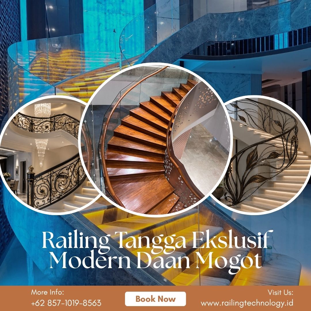 Railing Tangga Ekslusif Modern Daan Mogot