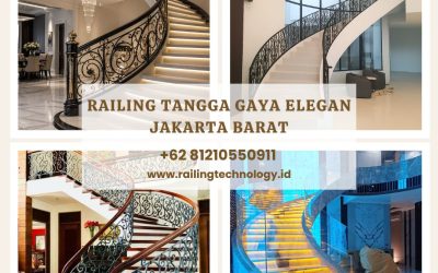 Railing Tangga Gaya Elegan Jakarta Barat