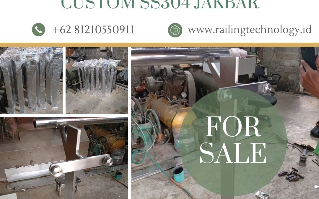 Spesialis Tiang Railing Custom SS304 JakBar