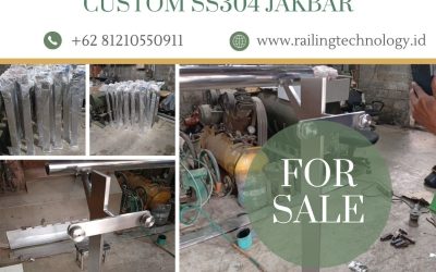 Spesialis Tiang Railing Custom SS304 JakBar