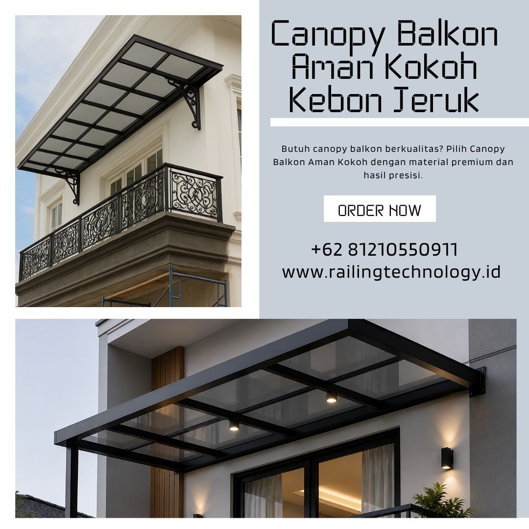 Canopy Balkon Aman Kokoh Kebon Jeruk