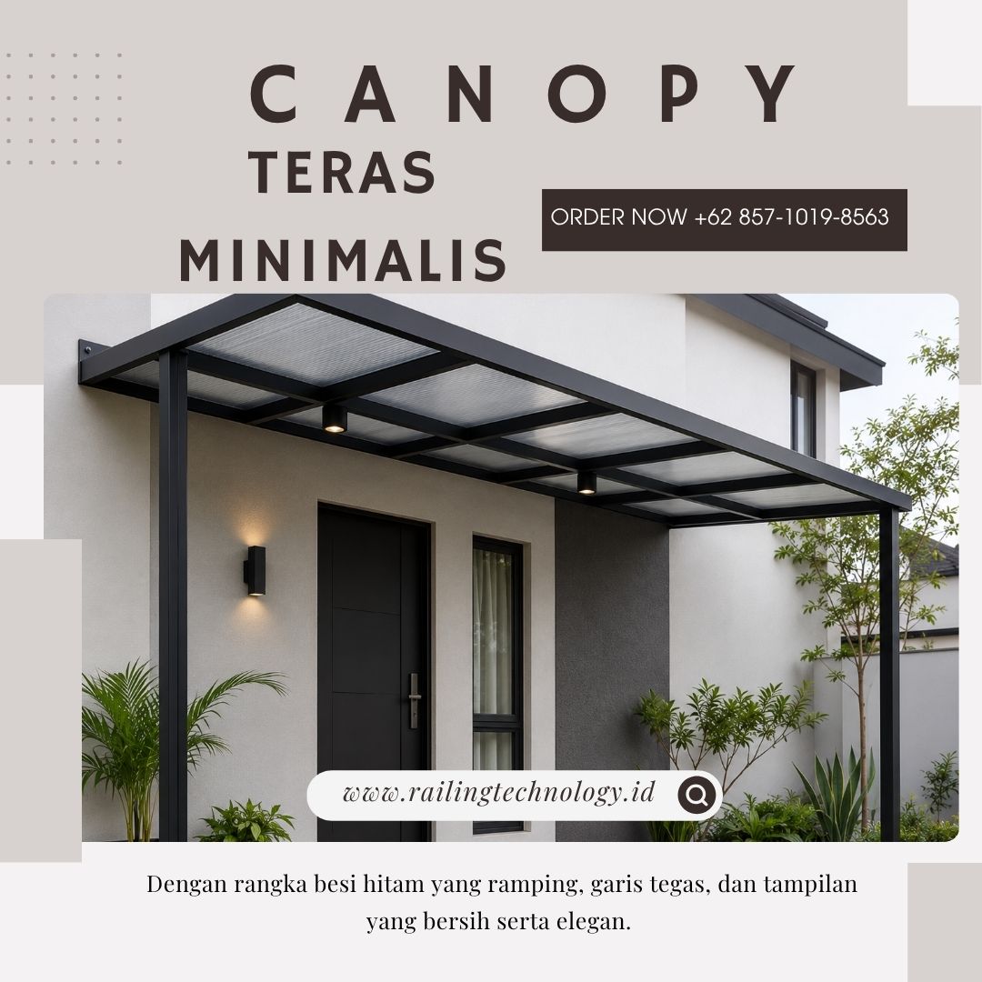Canopy Teras Minimalis Premium Grogol JakBar
