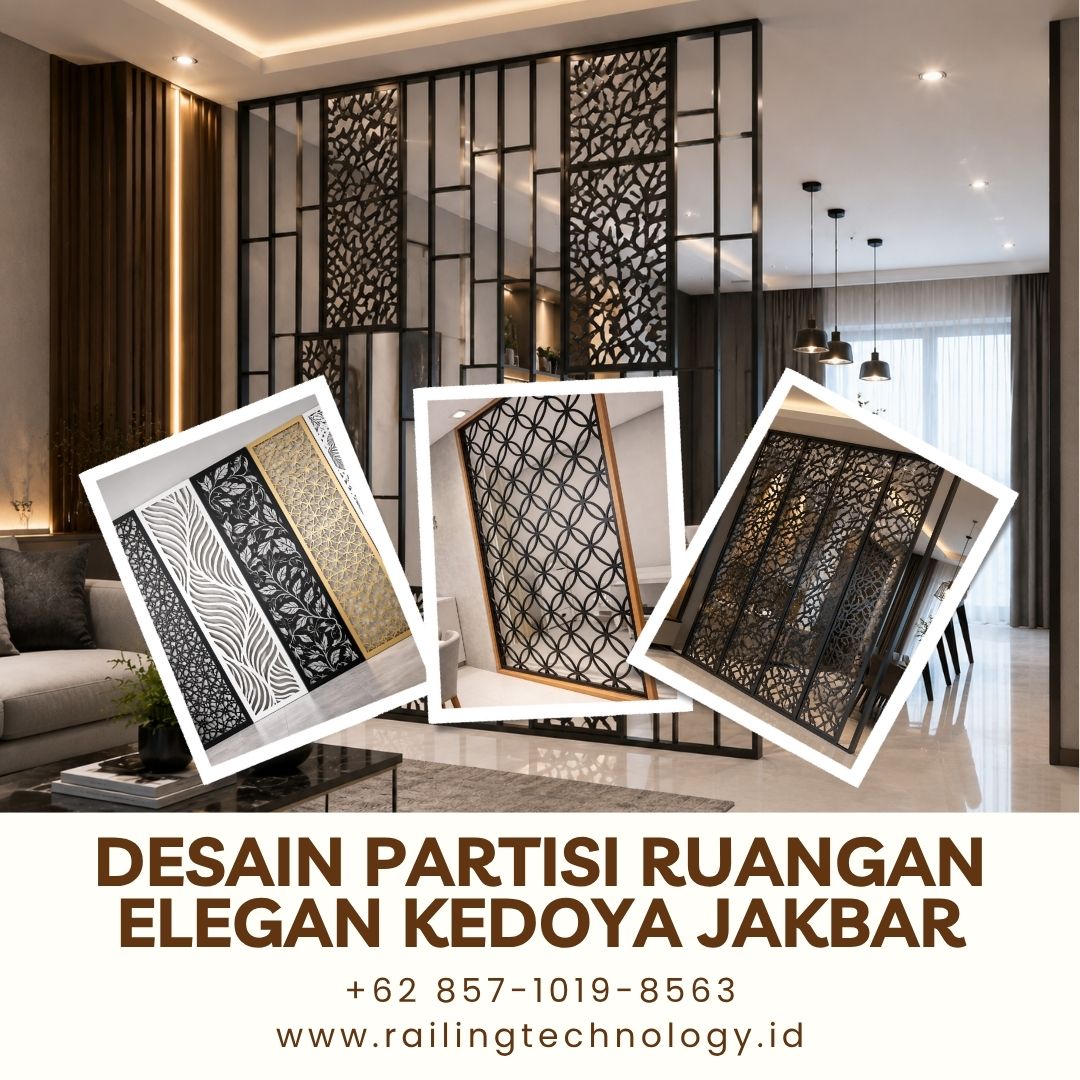 Desain Partisi Ruangan Elegan Kedoya JakBar