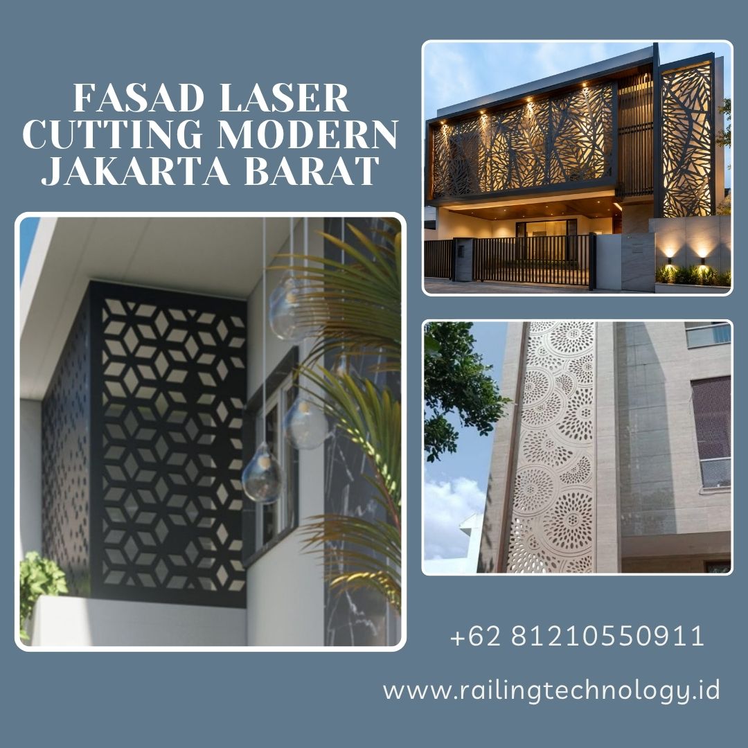 Fasad Laser Cutting Modern Jakarta Barat