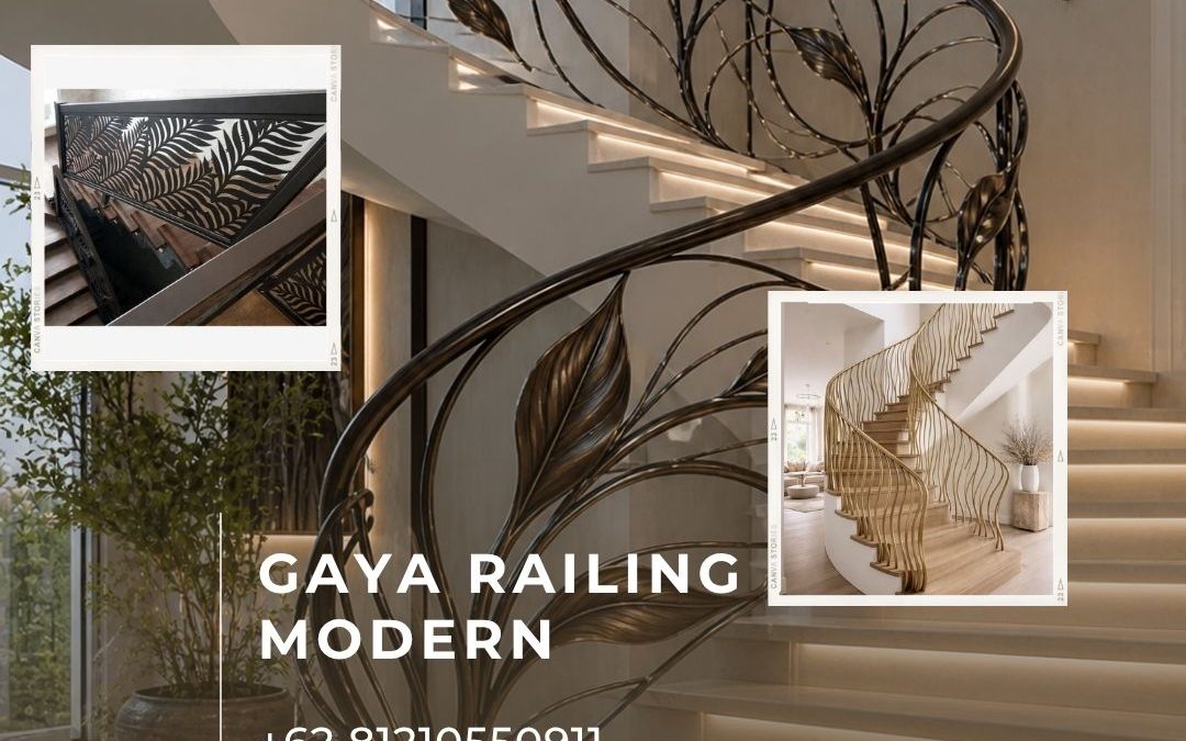 Gaya Railing Tangga Modern Jakarta Barat