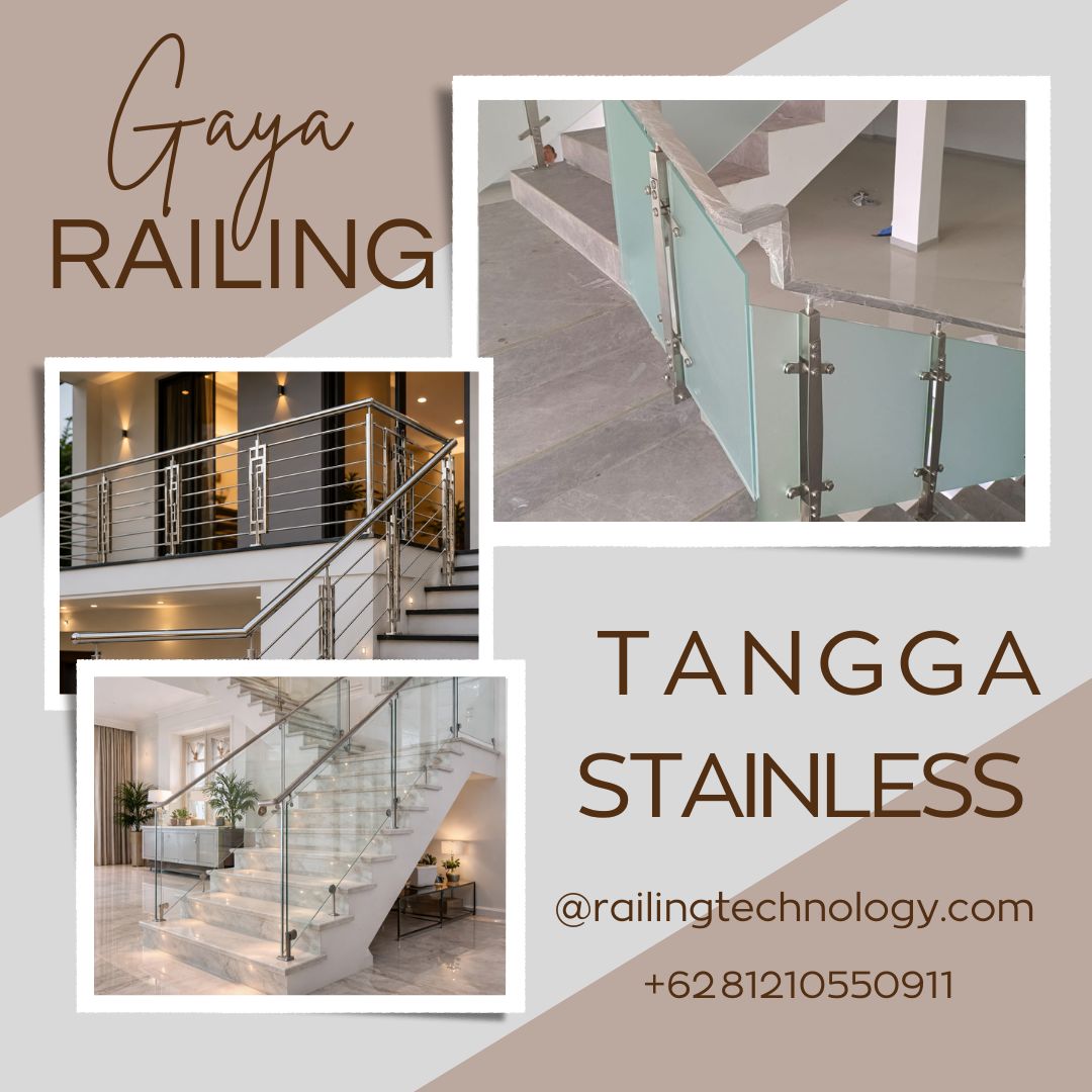 Gaya Railing Tangga Stainless Semanan JakBar