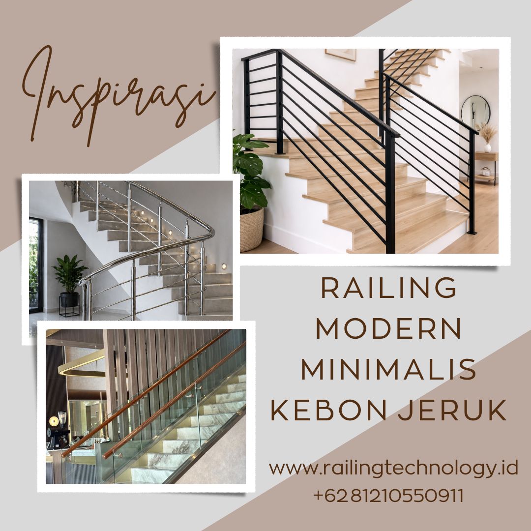 Inspirasi Railing Modern Minimalis Kebon Jeruk