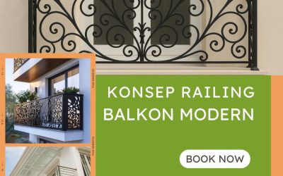 Konsep Railing Balkon Modern Jakarta Barat