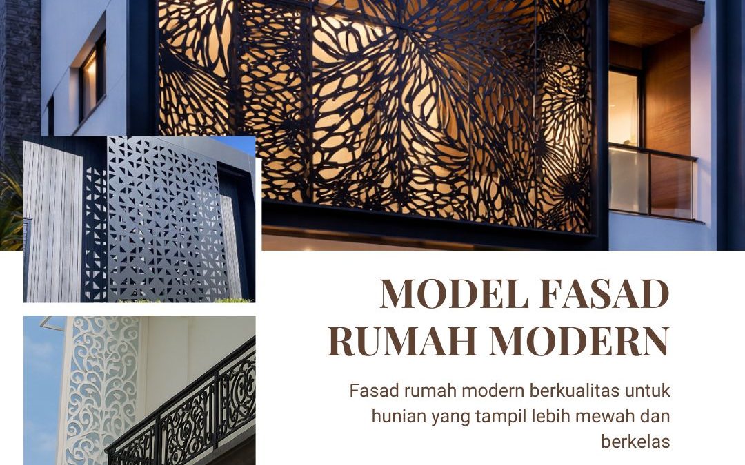 Model Fasad Rumah Modern Slipi JakBar