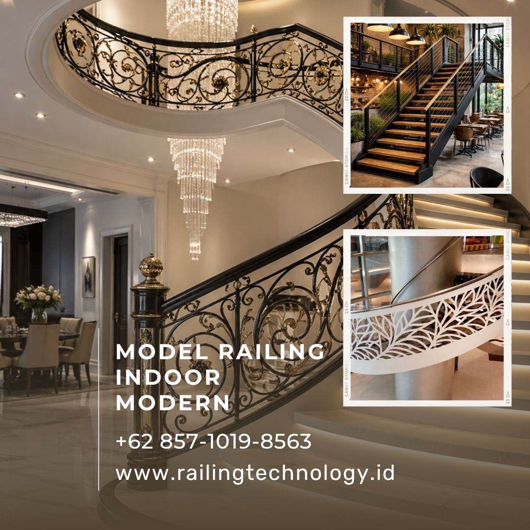 Model Railing Indoor Modern Kapuk JakBar