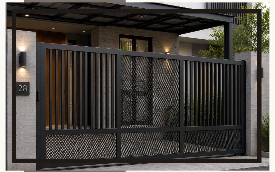 Pagar Industrial Modern Minimalis Kapuk JakBar