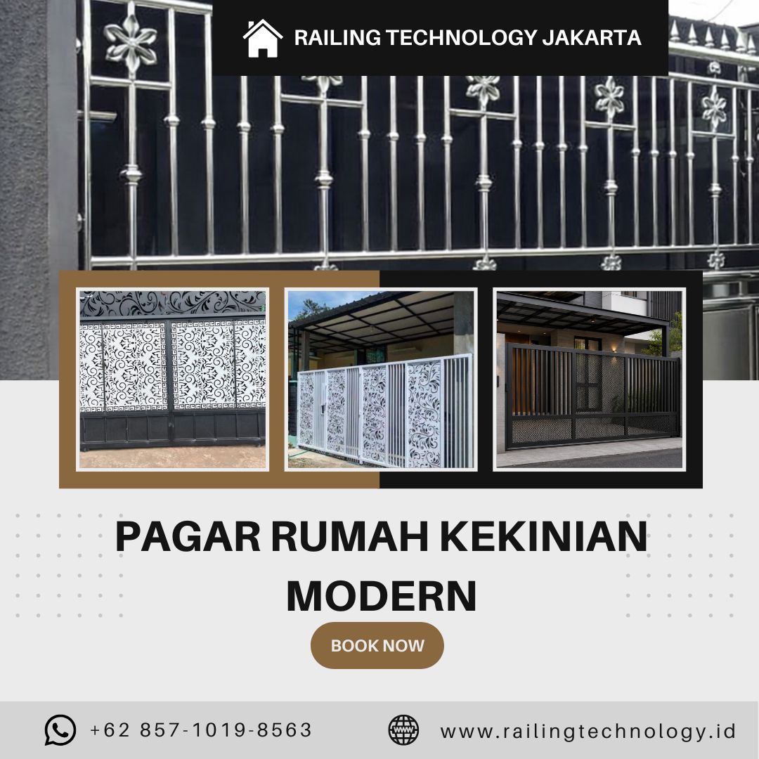 Pagar Rumah Kekinian Modern Jelambar JakBar