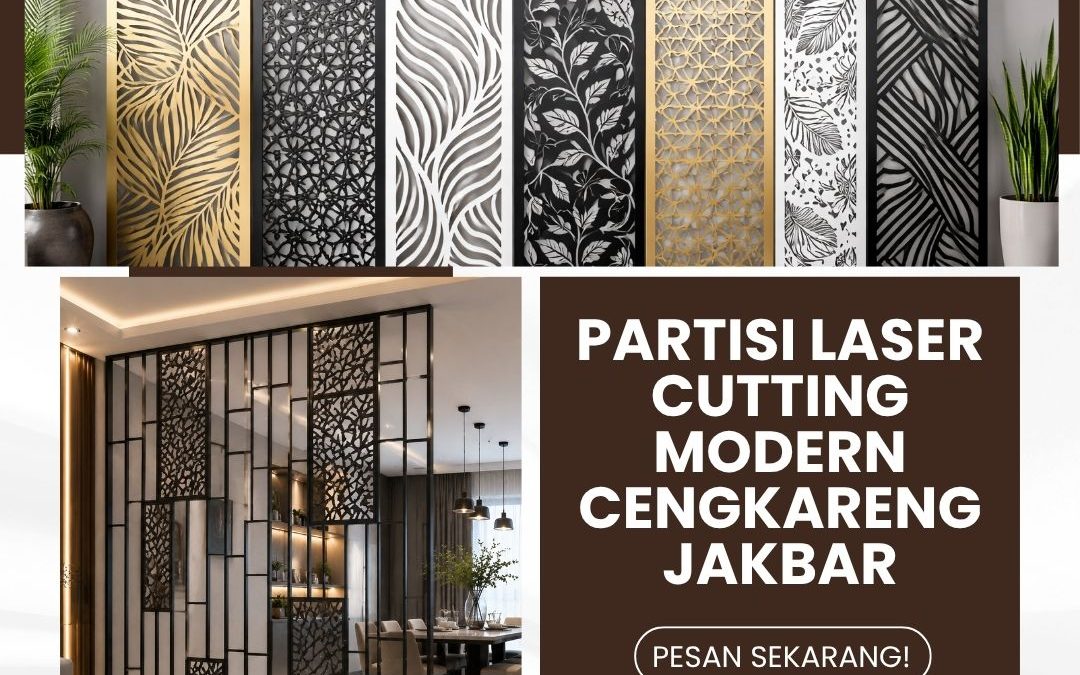Partisi Laser Cutting Modern Cengkareng JakBar