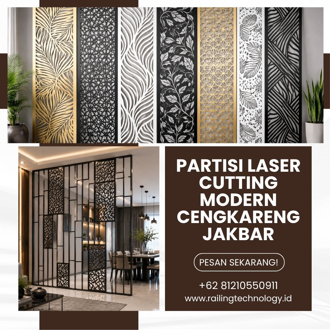 Partisi Laser Cutting Modern Cengkareng JakBar
