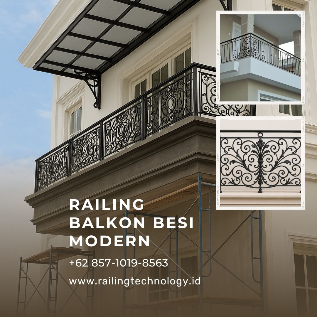 Railing Balkon Besi Modern Jelambar JakBar