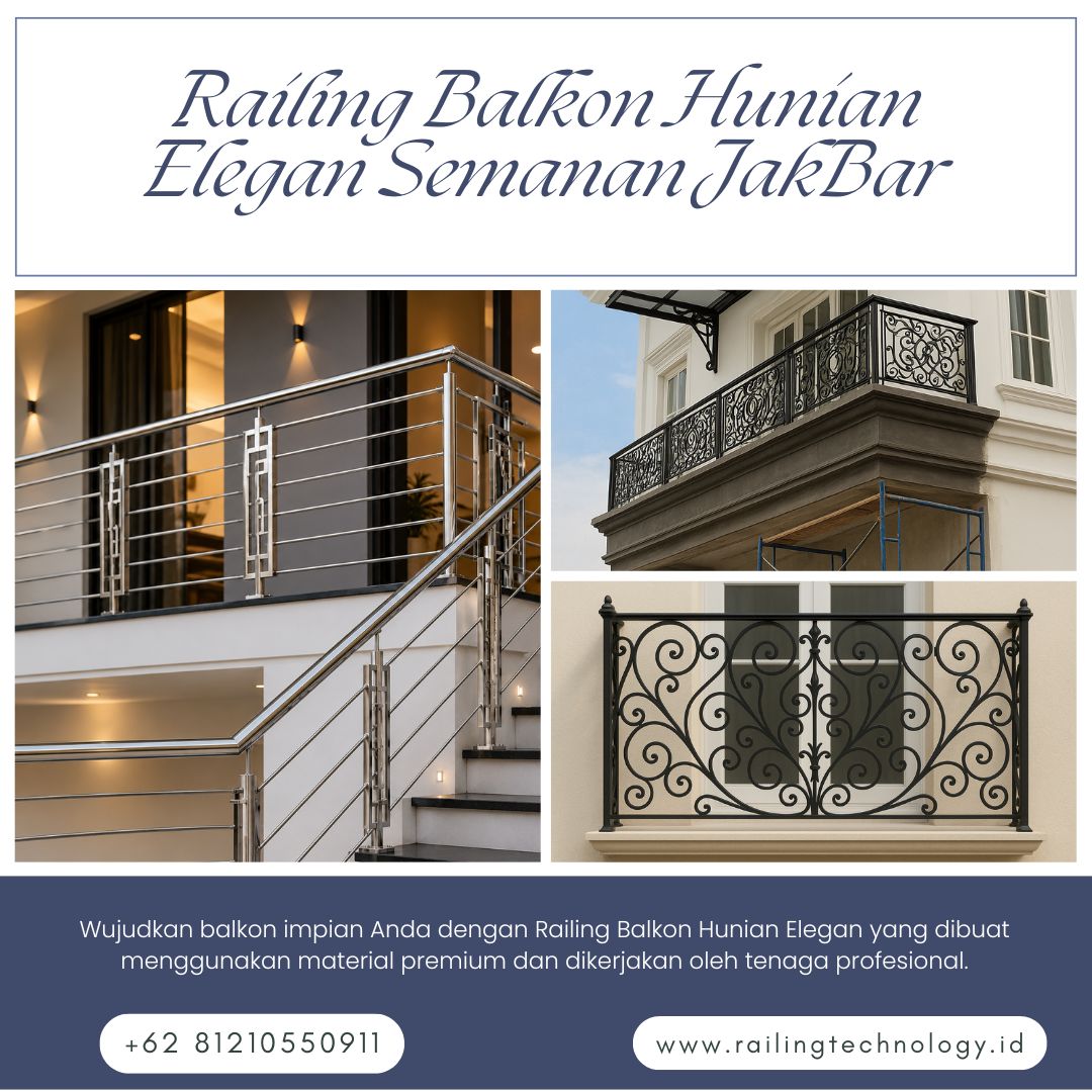 Railing Balkon Hunian Elegan Semanan JakBar