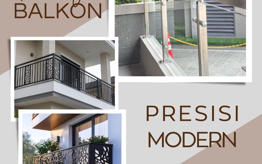 Railing Balkon Presisi Modern Slipi JakBar