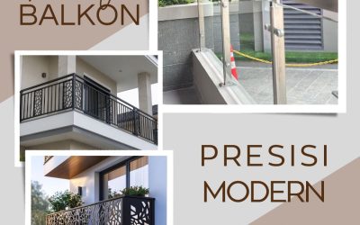Railing Balkon Presisi Modern Slipi JakBar
