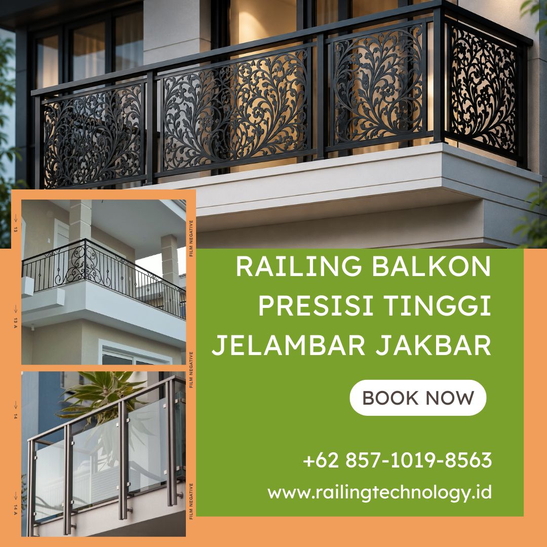 Railing Balkon Presisi Tinggi Jelambar JakBar