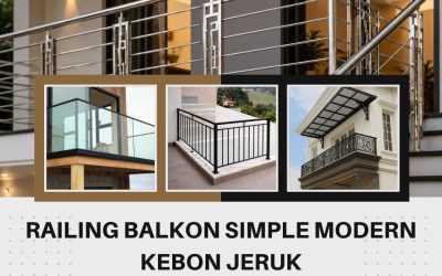 Railing Balkon Simpel Modern Kebon Jeruk