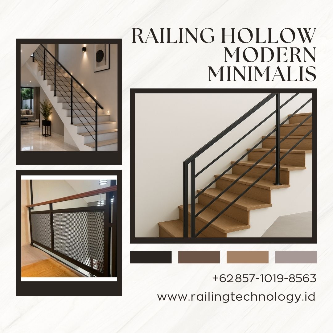 Railing Hollow Modern Minimalis Grogol JakBar