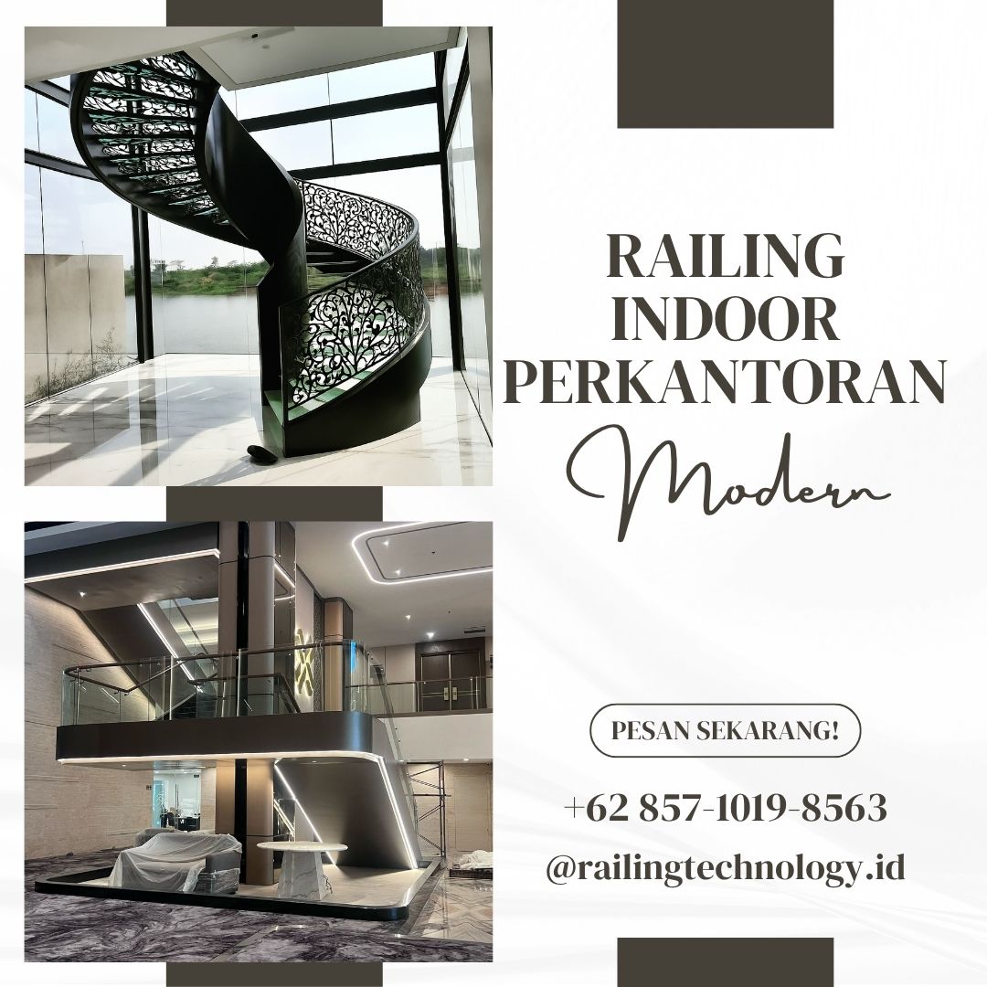 Railing Indoor Perkantoran Modern Meruya JakBar