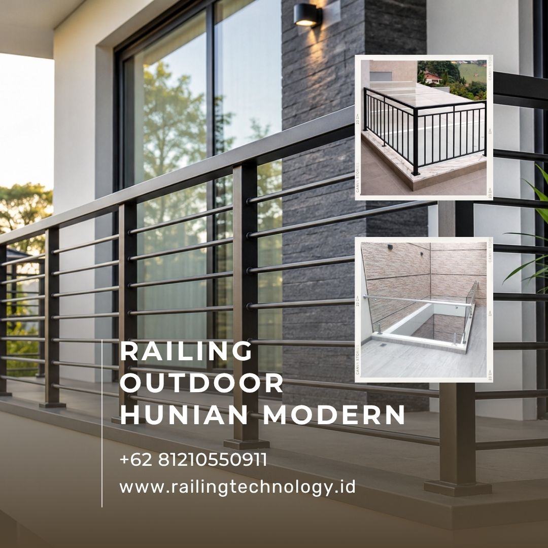 Railing Outdoor Hunian Modern Kedoya JakBar