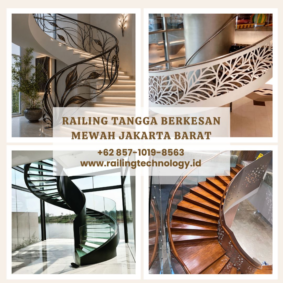 Railing Tangga Berkesan Mewah Jakarta Barat