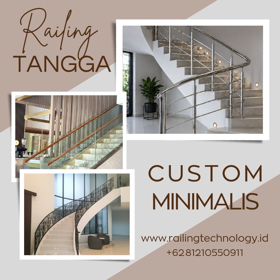 Railing Tangga Custom Minimalis Glodok JakBar