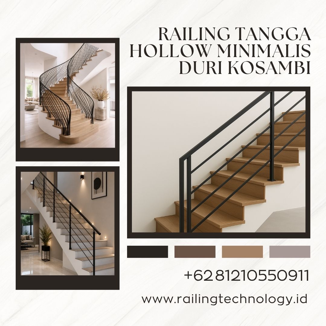 Railing Tangga Hollow Minimalis Duri Kosambi