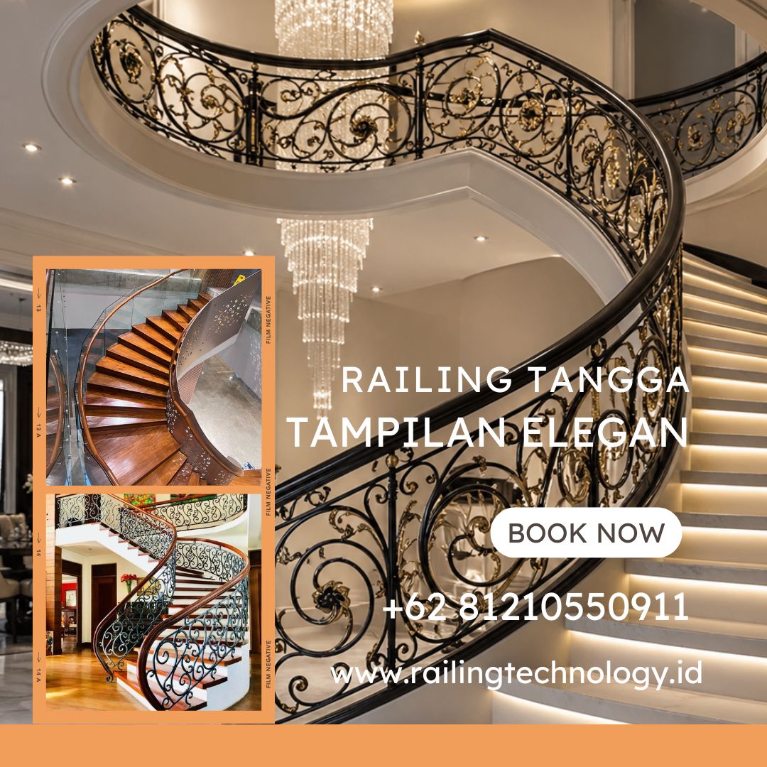 Railing Tangga Tampilan Elegan Semanan JakBar