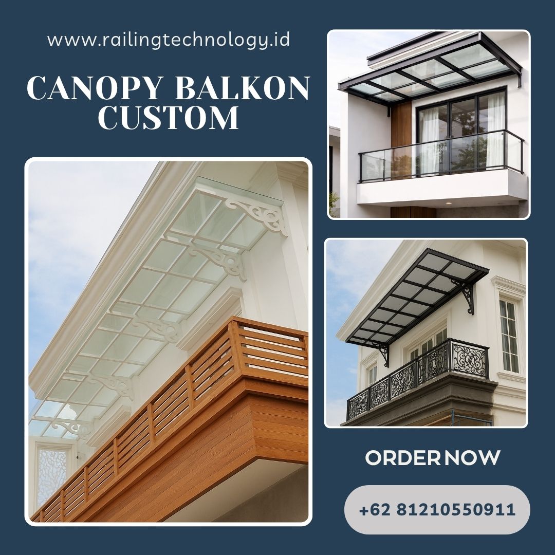 Canopy Balkon Custom Modern Cengkareng JakBar