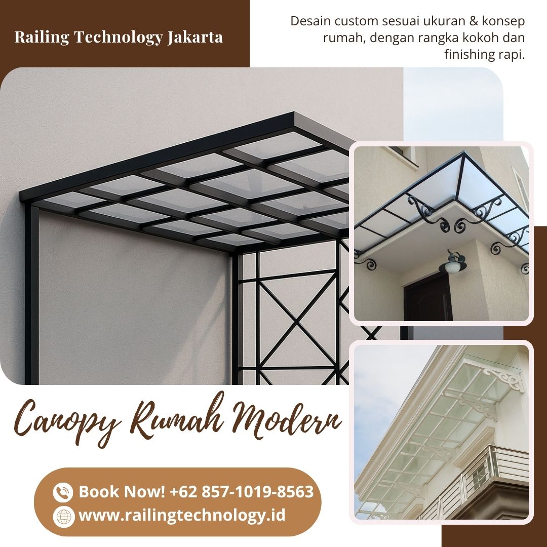 Canopy Rumah Modern Terbaru Kebon Jeruk