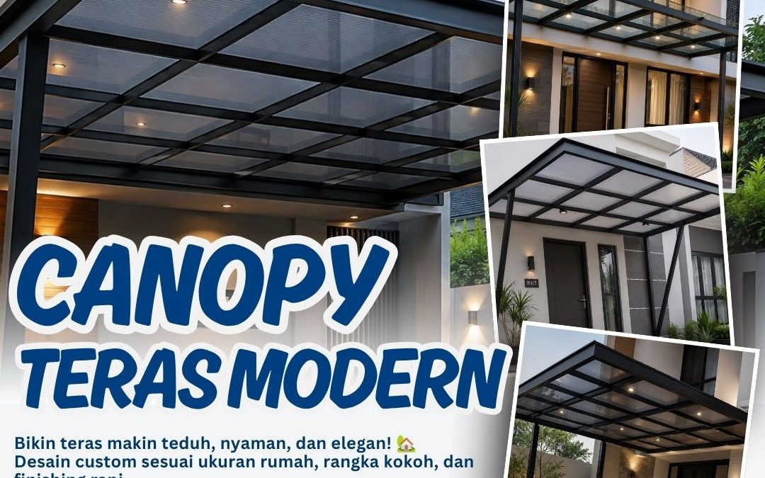 Canopy Teras Rumah Modern Joglo JakBar