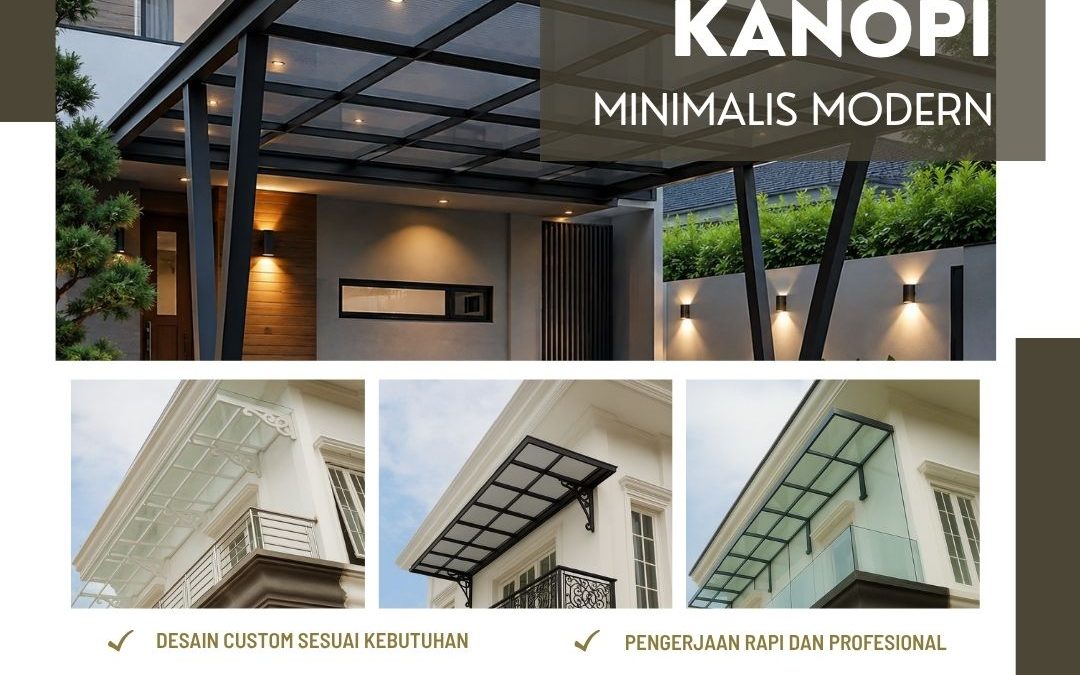Inspirasi Kanopi Minimalis Modern Kebon Jeruk