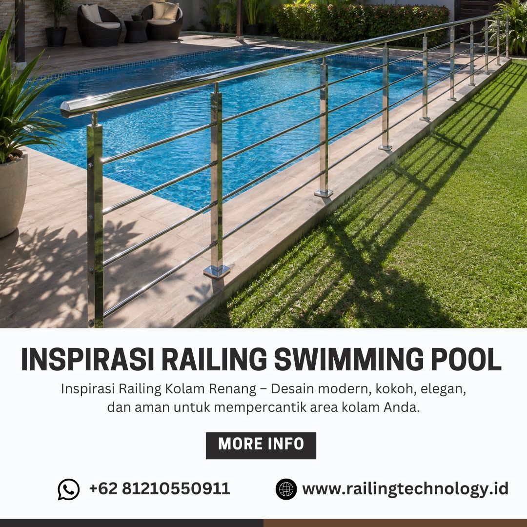 Inspirasi Railing Kolam Renang Jakarta Barat