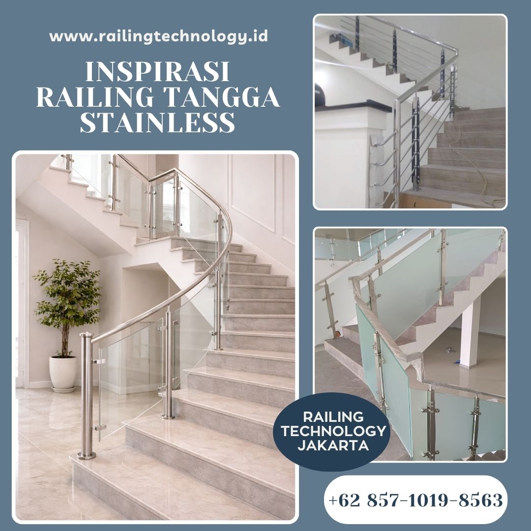 Inspirasi Railing Tangga Stainless Kebon Jeruk