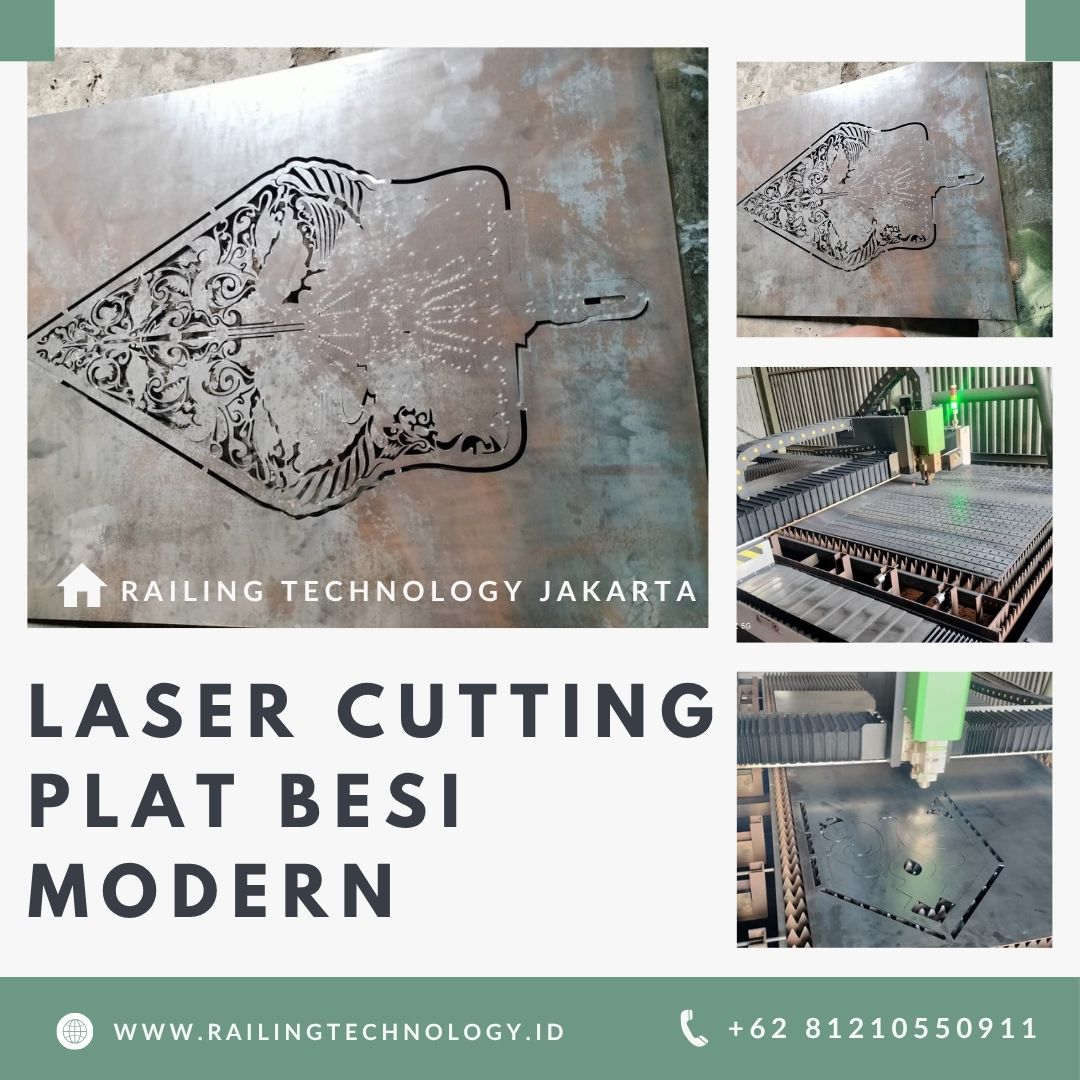 Laser Cutting Plat Besi Modern Grogol