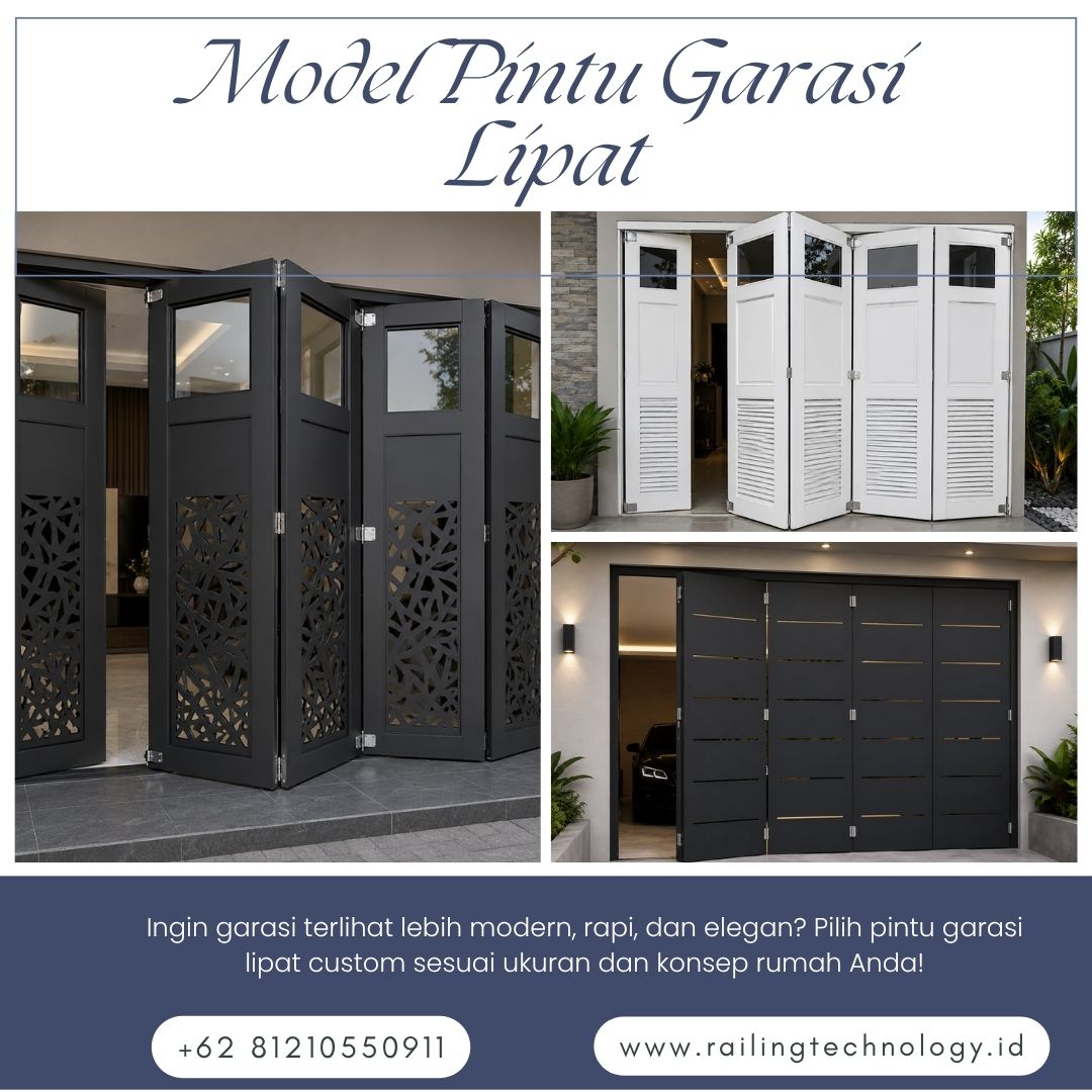 Model Pintu Garasi Lipat Duri Kosambi