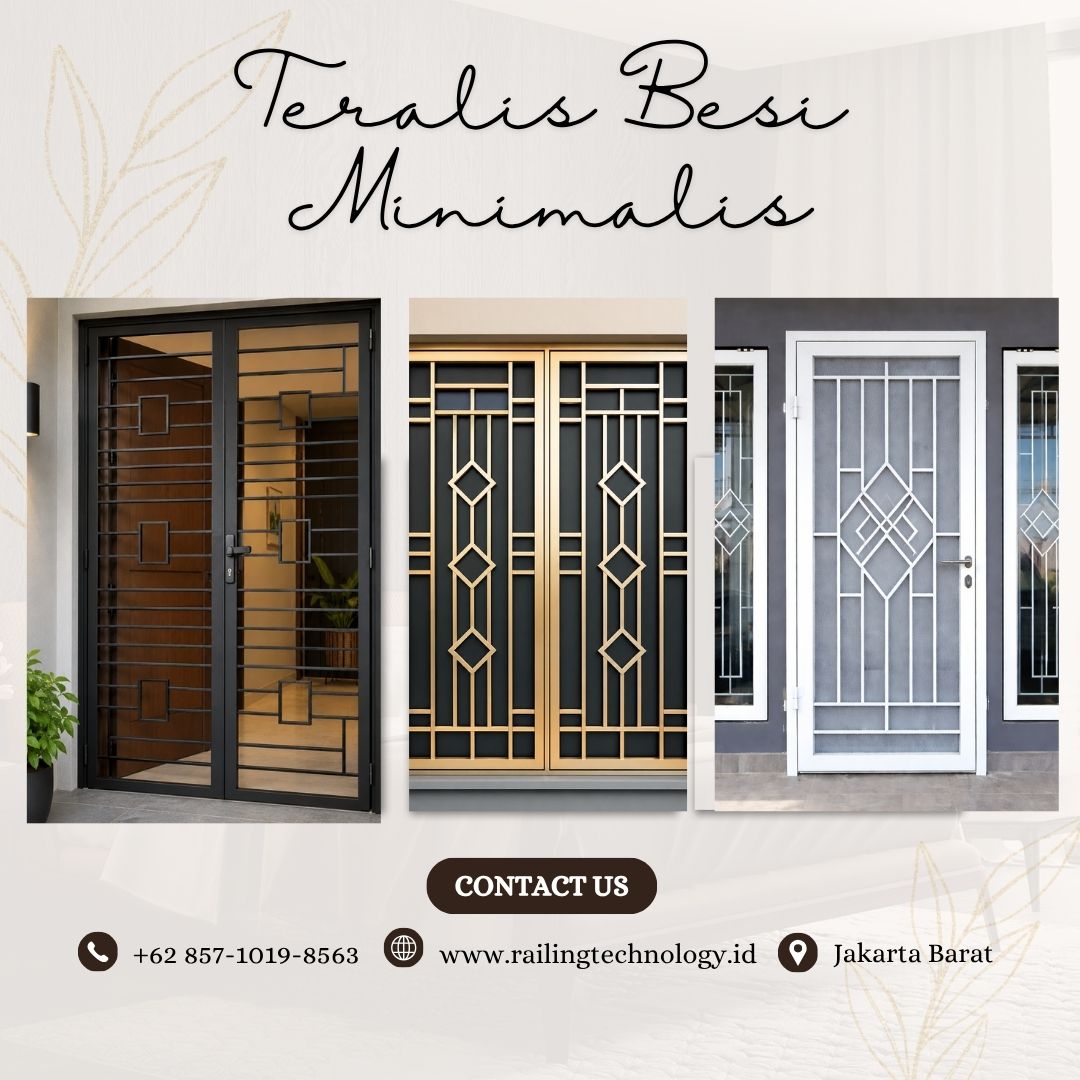 Model Teralis Besi Minimalis Kembangan JakBar